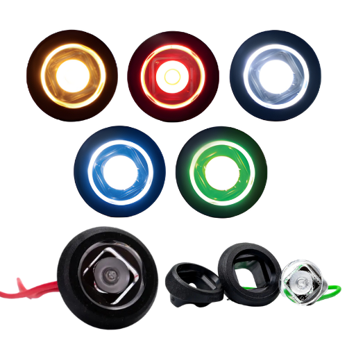 Fristom FT-074 Button LED 12/24v Marker Light With Flat and Rounded Mounting Pads PN: FT-074